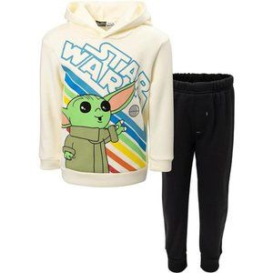 Star Wars Baby Yoda Pullover Hoodie and Pants Outfit Set Infant to Big Kid